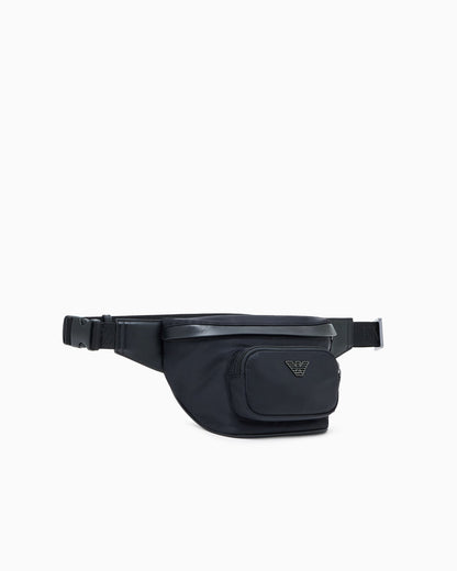 Lightweight recycled crossbody bag for man