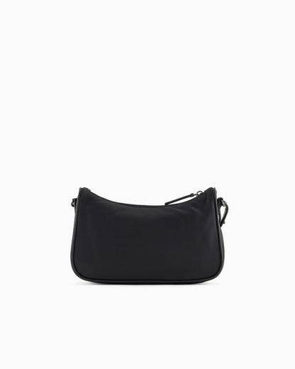 Recycled nylon shoulder bag unisex