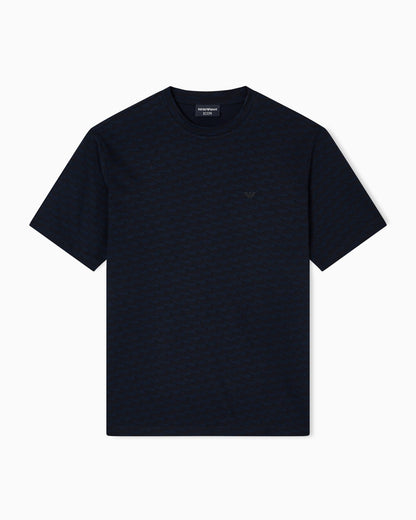 Logo jumper in cotton with optical pattern Capsule Icon