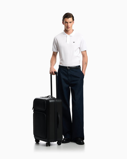 Carry-on bag with laptop pocket for man