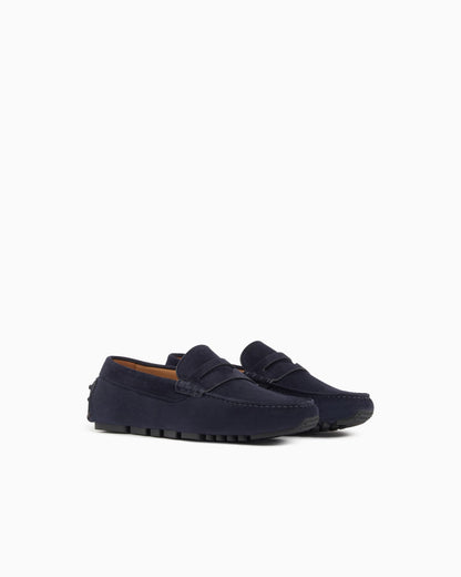 Suede driving shoes
