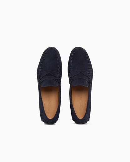 Suede driving shoes