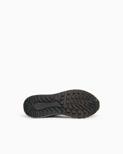 recycled nylon sneakers with regenerated Saffiano details
