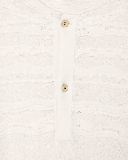 Lyocell-blend, Henley neckline jumper