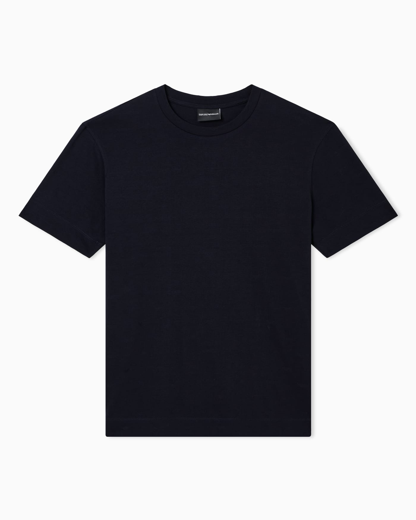 Slim-fit T-shirt in all-over micro-eagle jacquard jersey