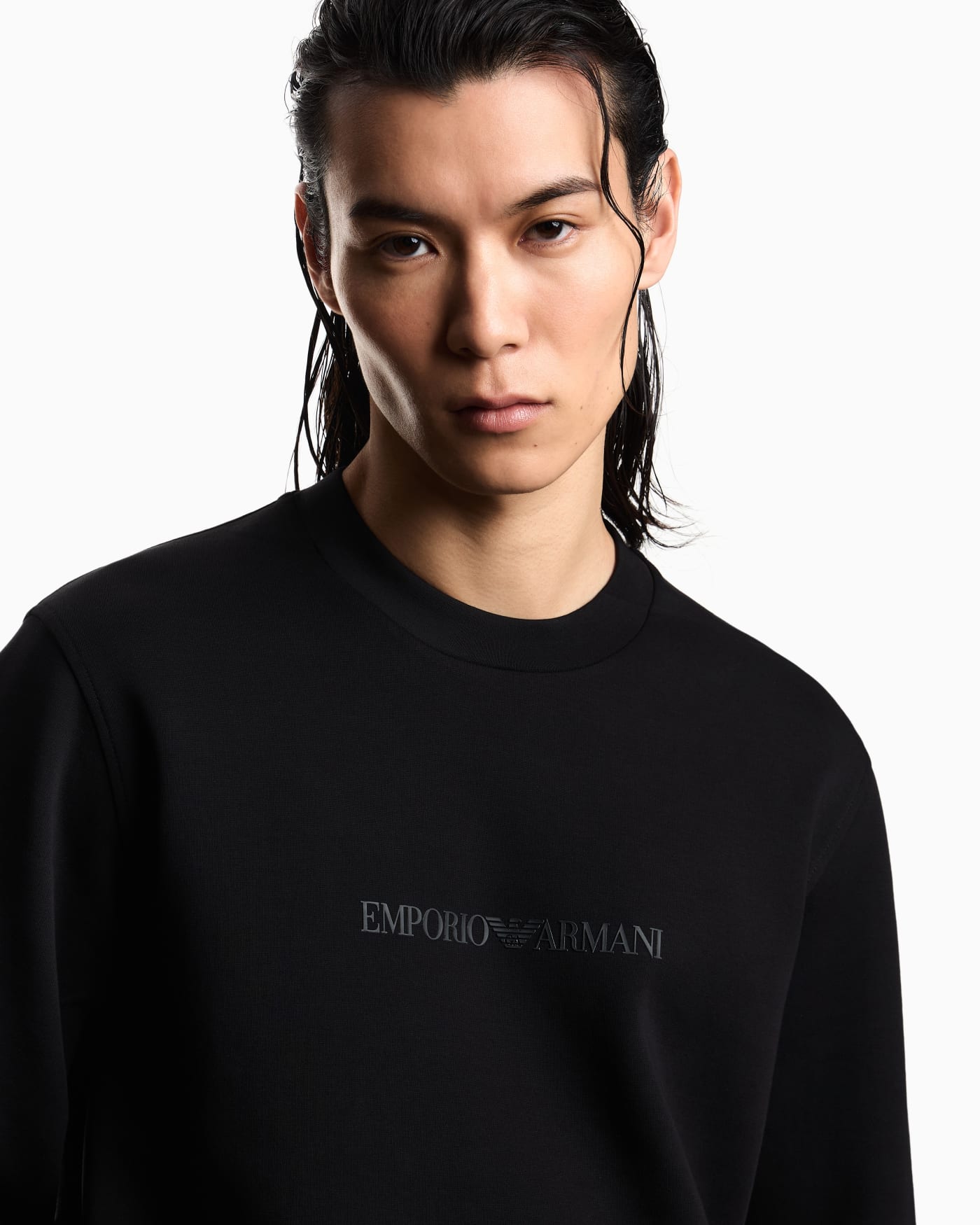 Sweatshirt Essential in cotton double jersey