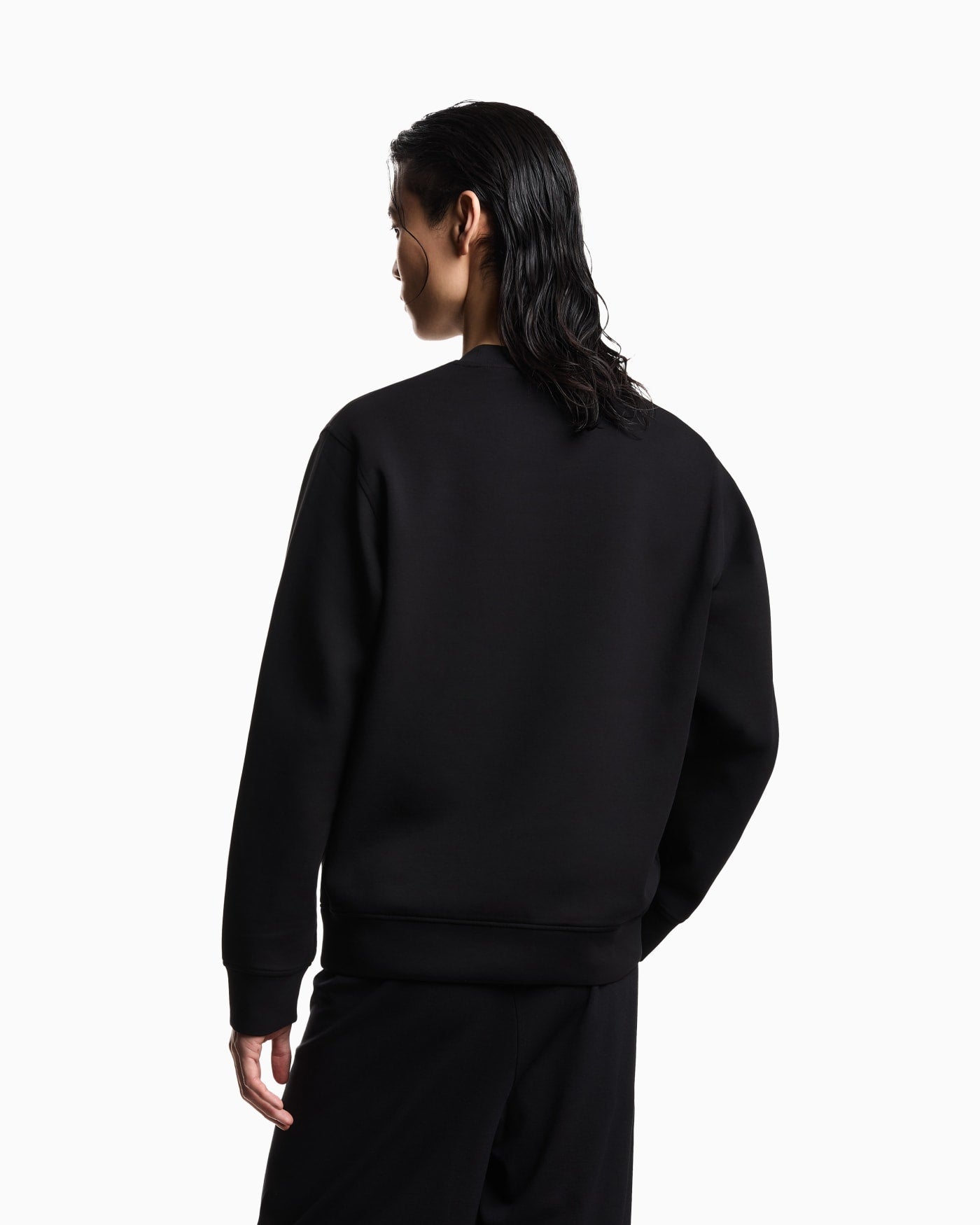 Sweatshirt Essential in cotton double jersey