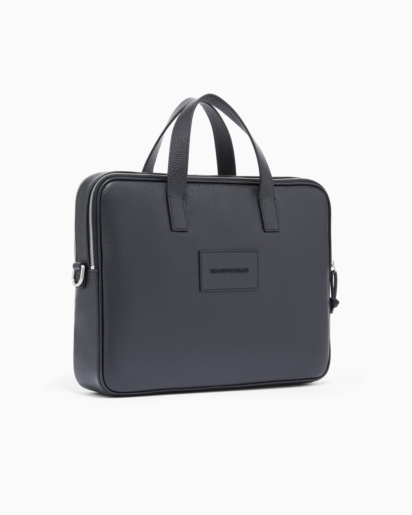 business bag in tumbled leather