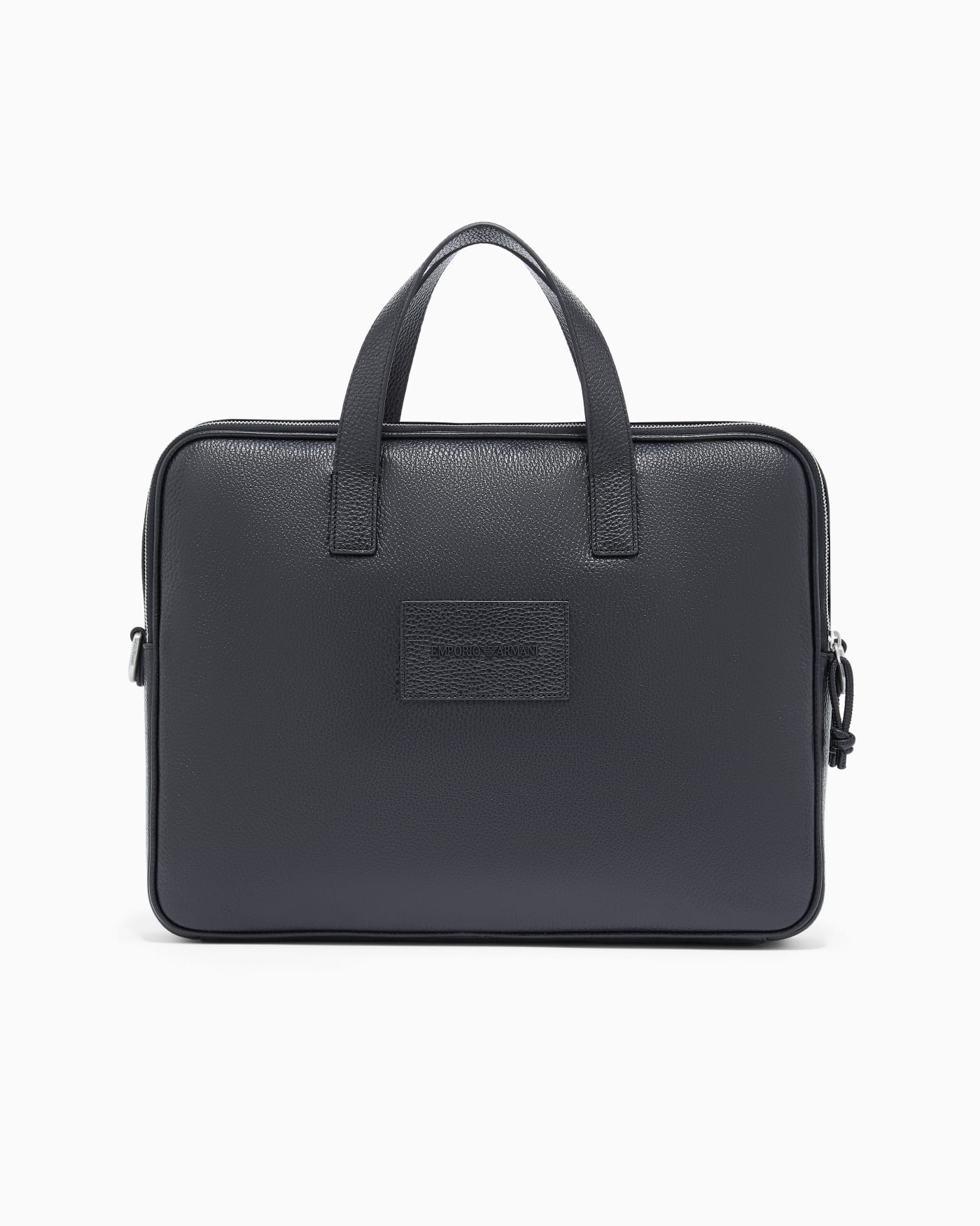 business bag in tumbled leather