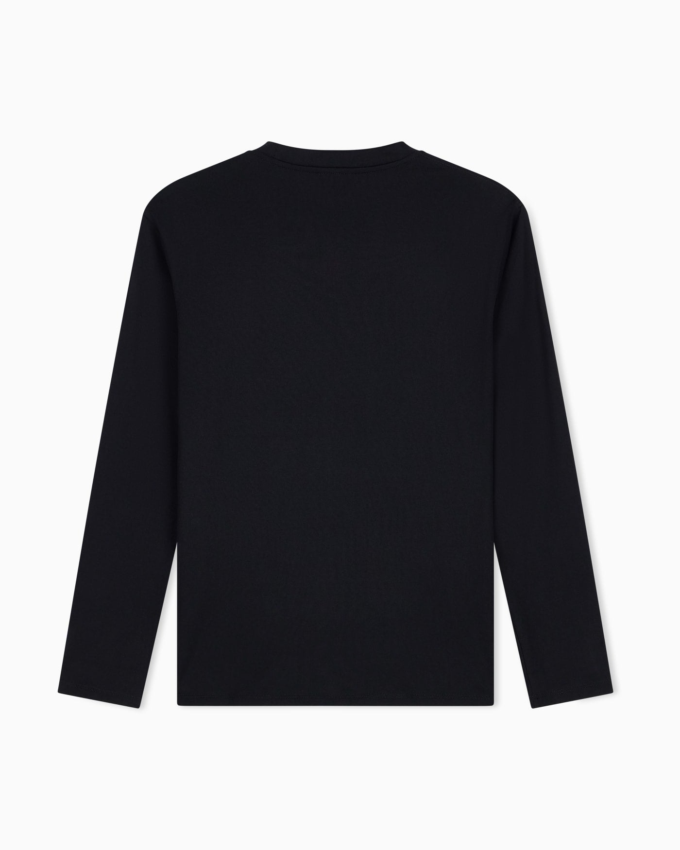 Slim-fit Pima jersey jumper with printed logo