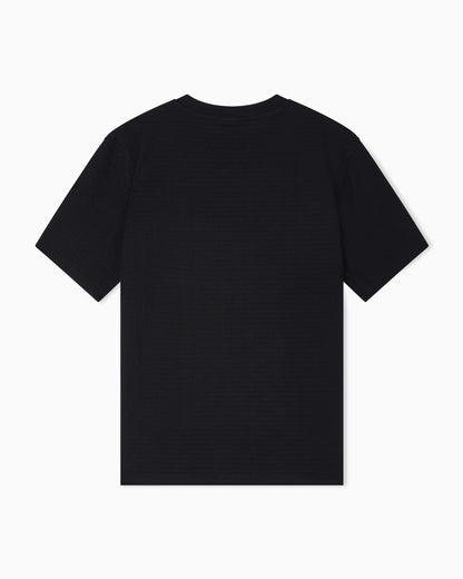 Logo lettering crew neck t-shirt man