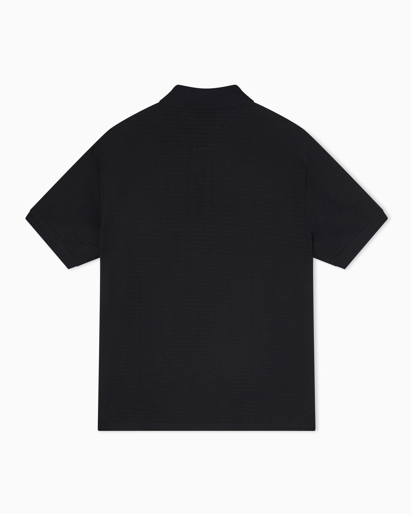 Jersey polo in jacquard cotton with logo lettering Essential