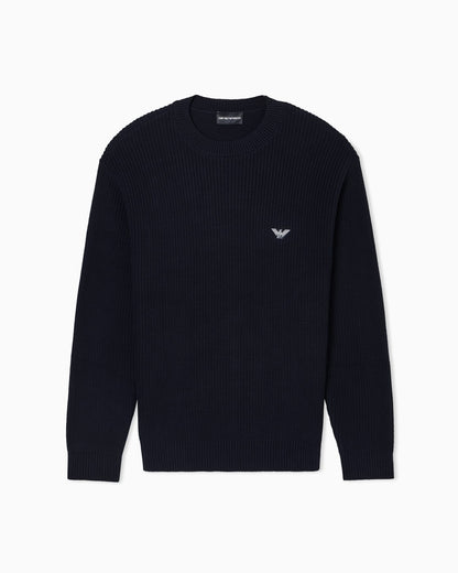 Half fisherman’s rib knit jumper