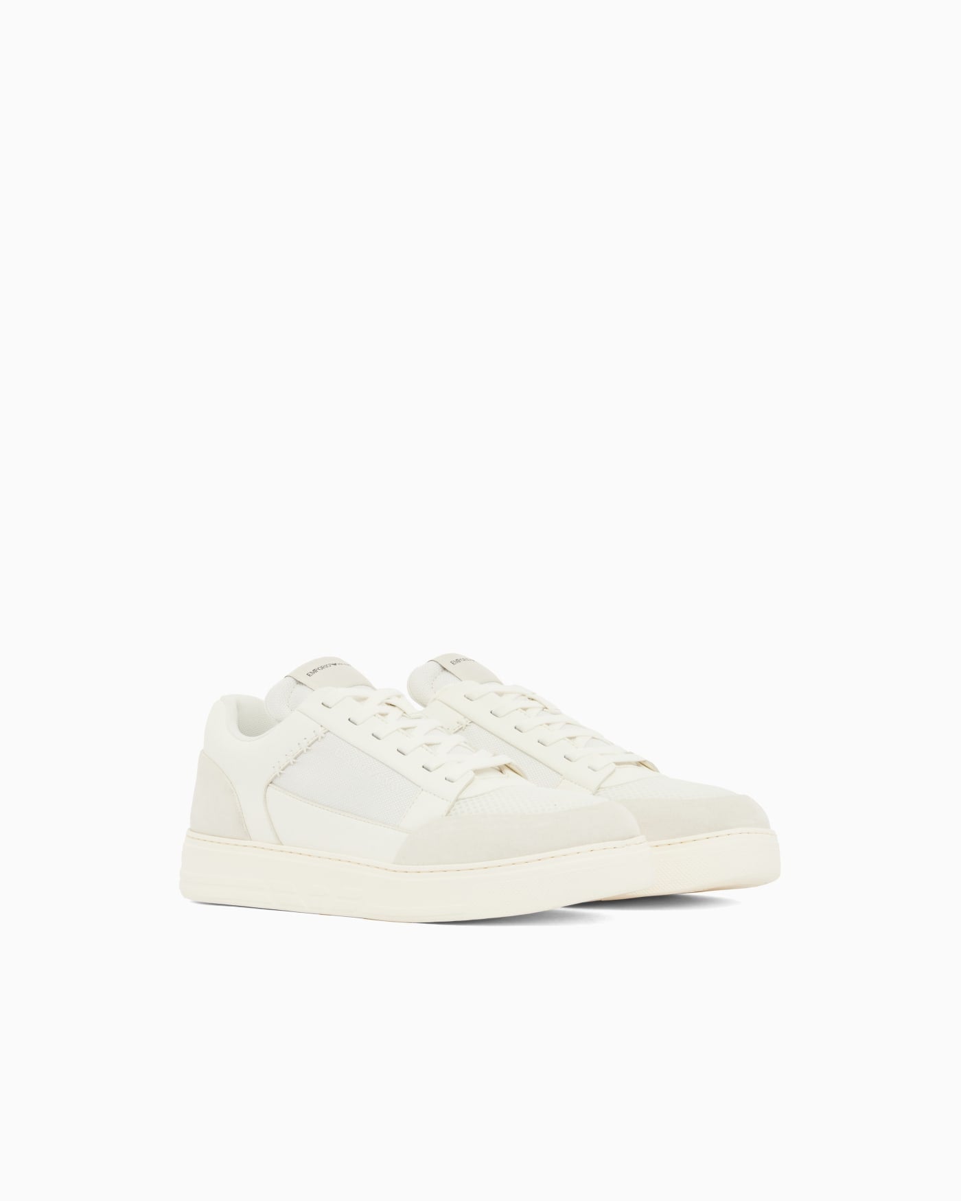 Cordura sneakers with suede details