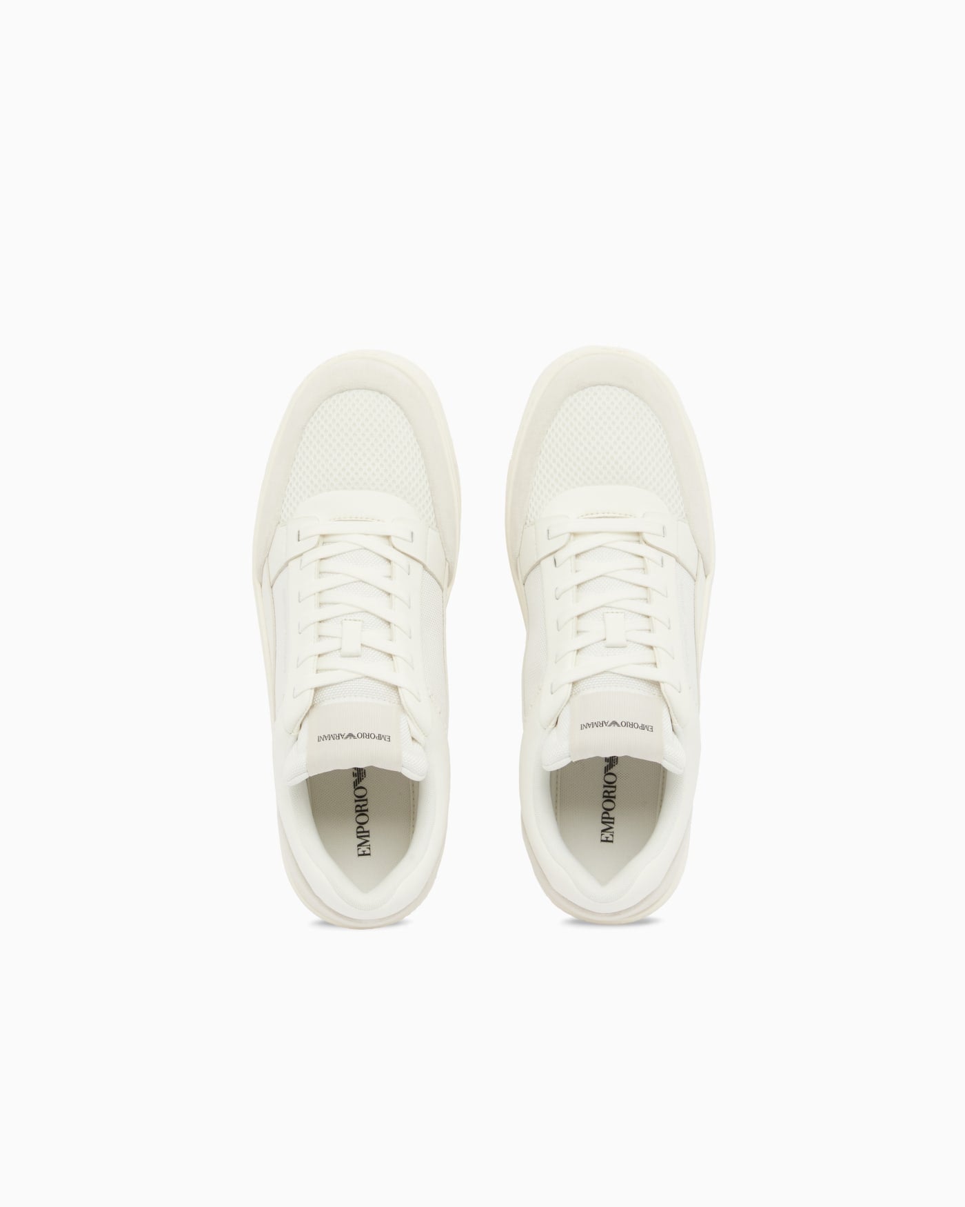 Cordura sneakers with suede details