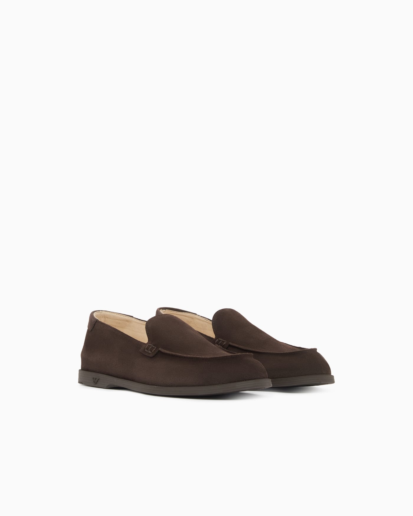 Velour suede loafers