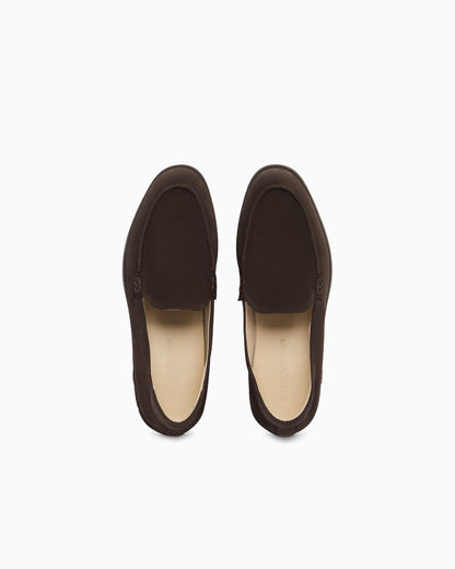 Velour suede loafers