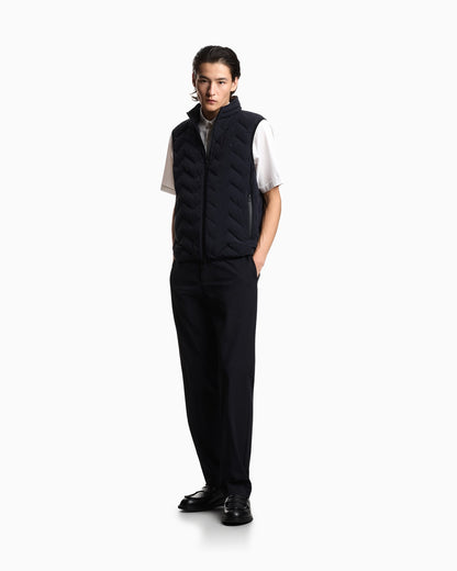 Short-sleeved shirt in stretch Pima cotton