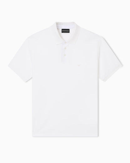 Regular fit piqué polo shirt