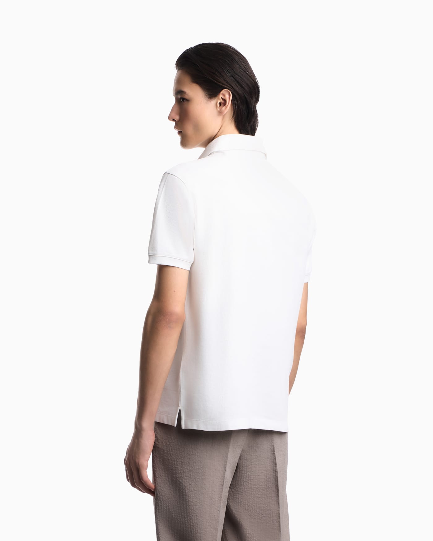 Regular fit piqué polo shirt