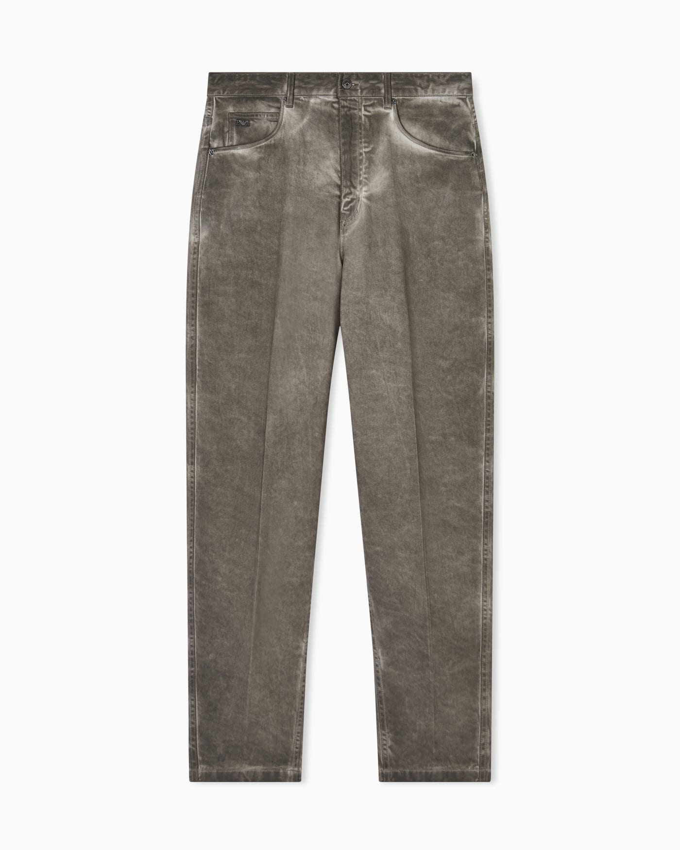 J80 baggy twist-fit, dirty-wash garment-dyed stretch-denim jeans