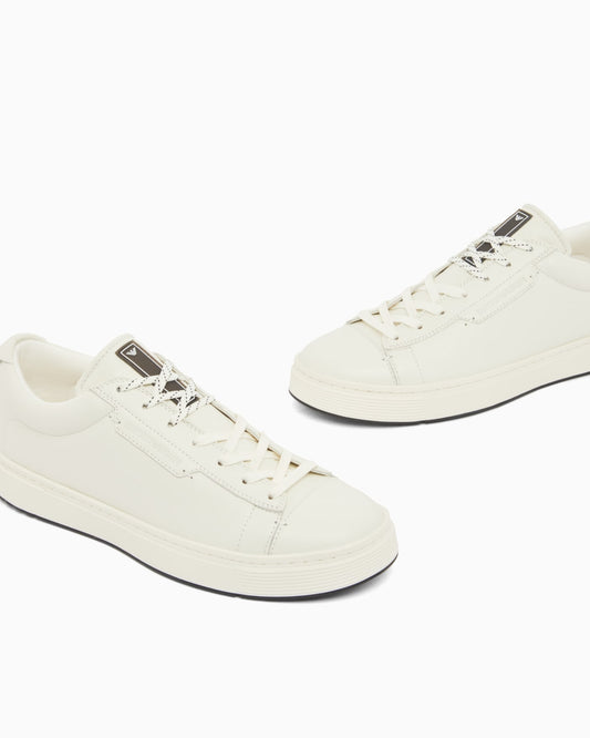 Travel Essentials leather sneakers