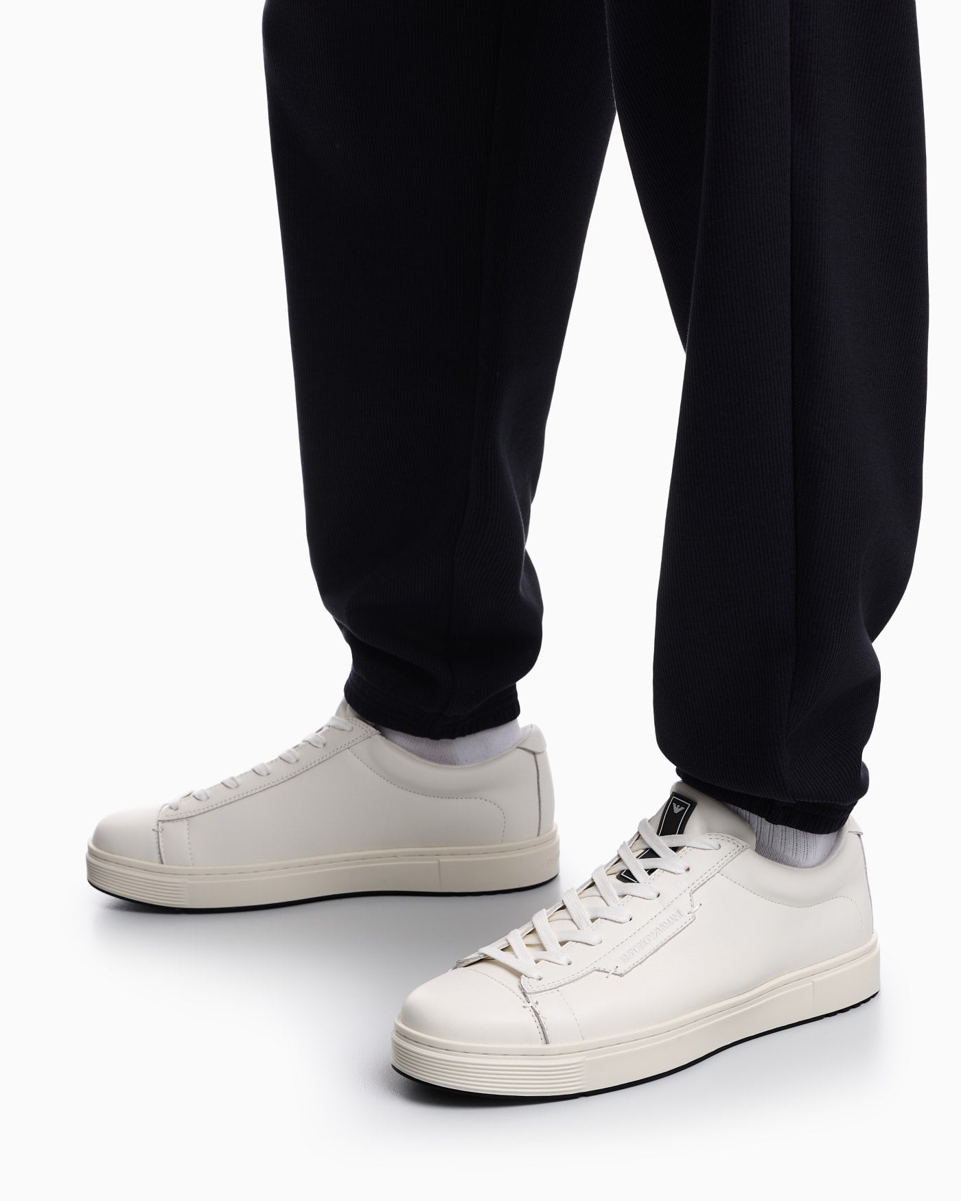 Travel Essentials leather sneakers