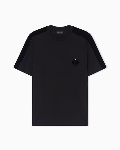 Lunar New Year Lyocell blend jersey T-shirt with patch and tape