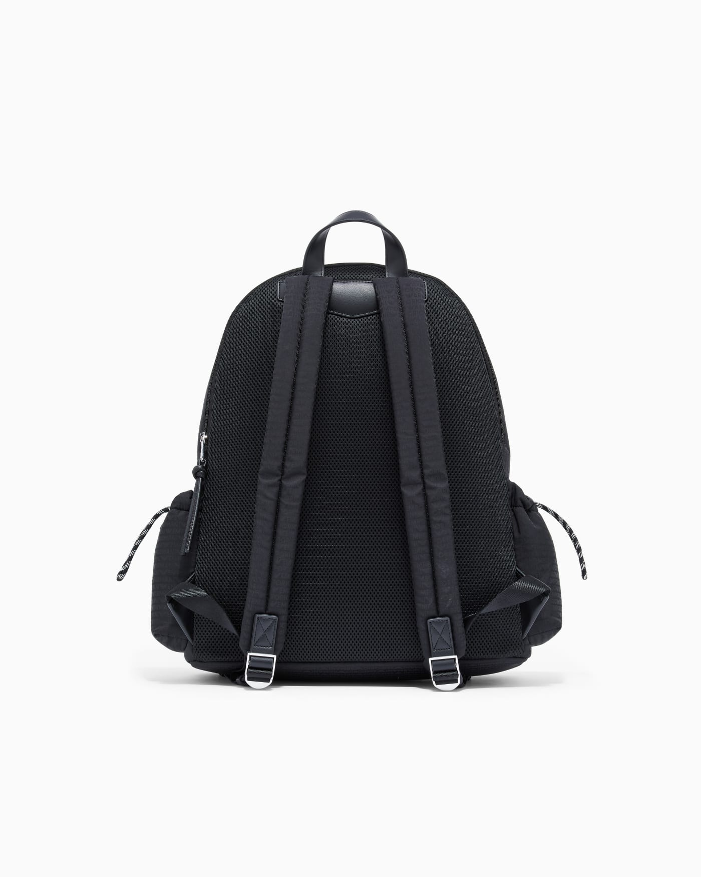 Nylon backpack with monogram lettering