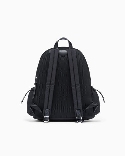 Nylon backpack with monogram lettering
