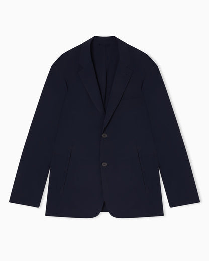 Travel Essential stretch-nylon single-breasted blazer