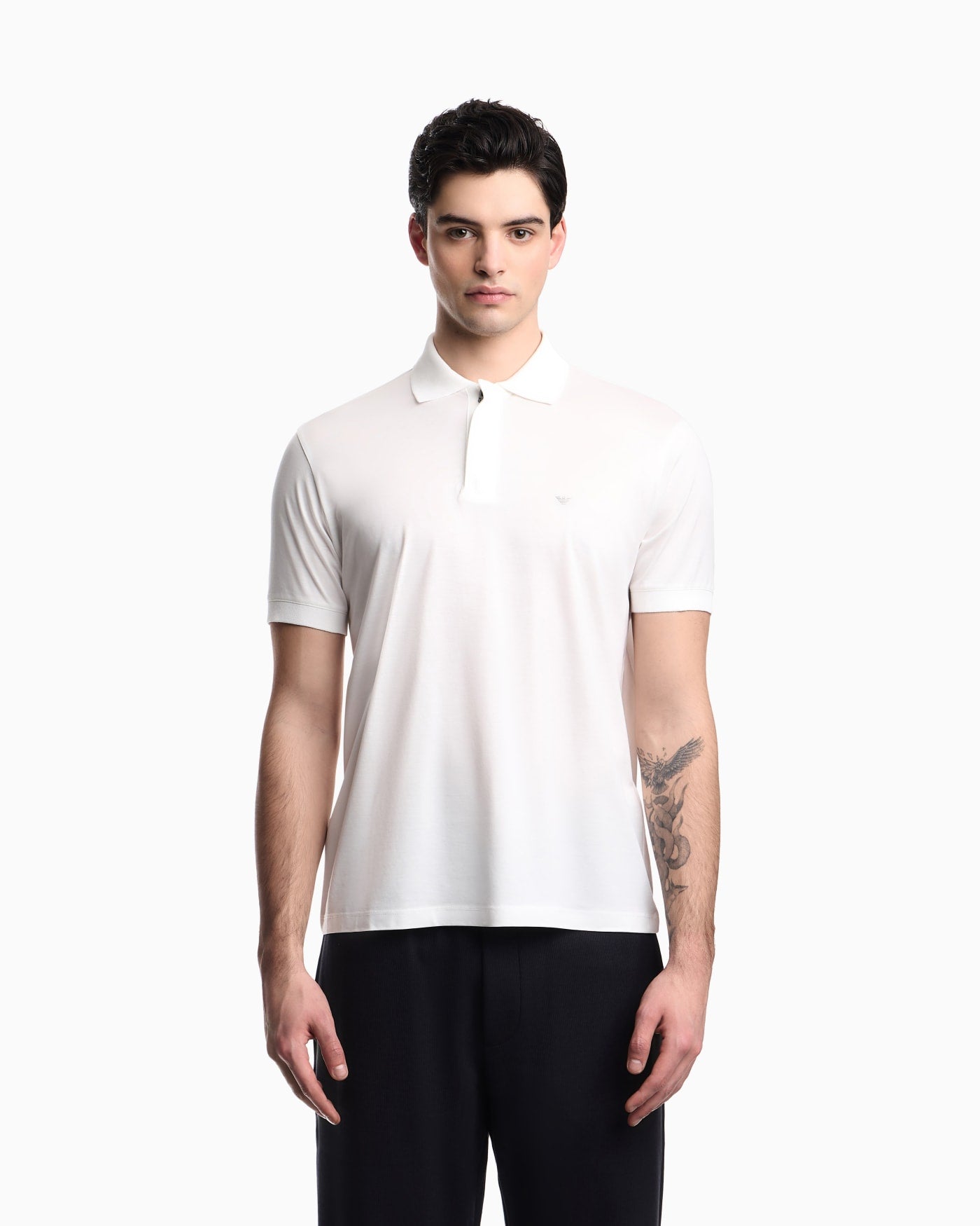 Travel Essential Lyocell-blend jersey polo shirt