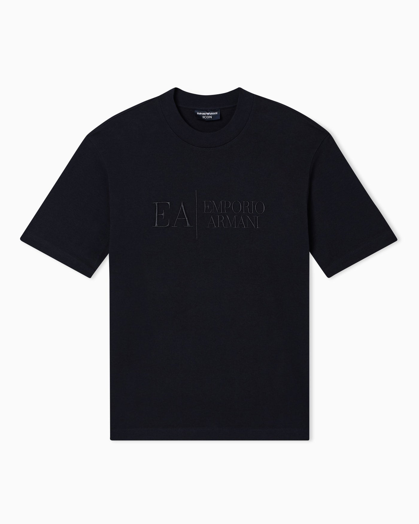 Jersey t-shirt in interlock cotton with logo Capsule Icon