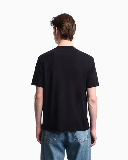 Jersey t-shirt in interlock cotton with logo Capsule Icon