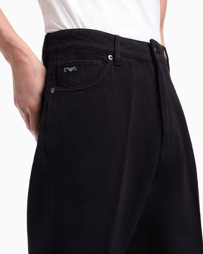 Denim Capsule Collection J22 regular-fit hemp-blend bull jeans