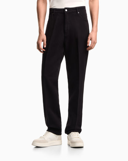 Denim Capsule Collection J22 regular-fit hemp-blend bull jeans