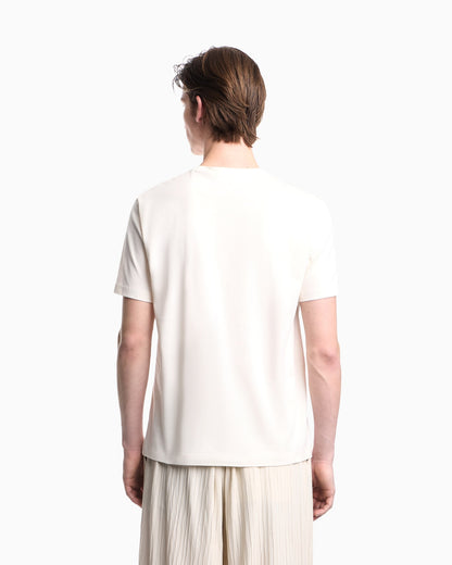 Jersey T-shirt with tribal print