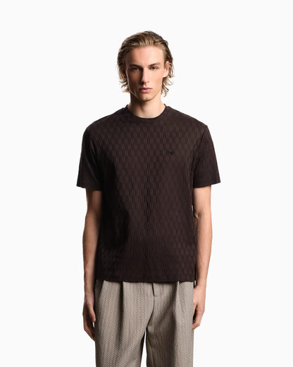 Jacquard jersey jumper