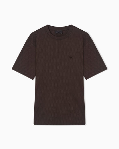 Jacquard jersey jumper