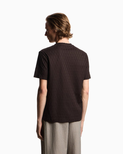 Jacquard jersey jumper