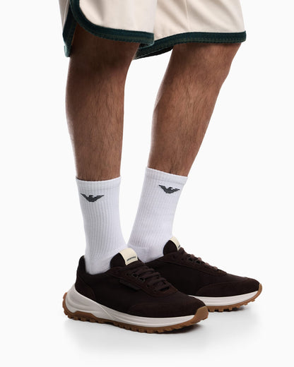 Eagle Club capsule collection suede sneakers