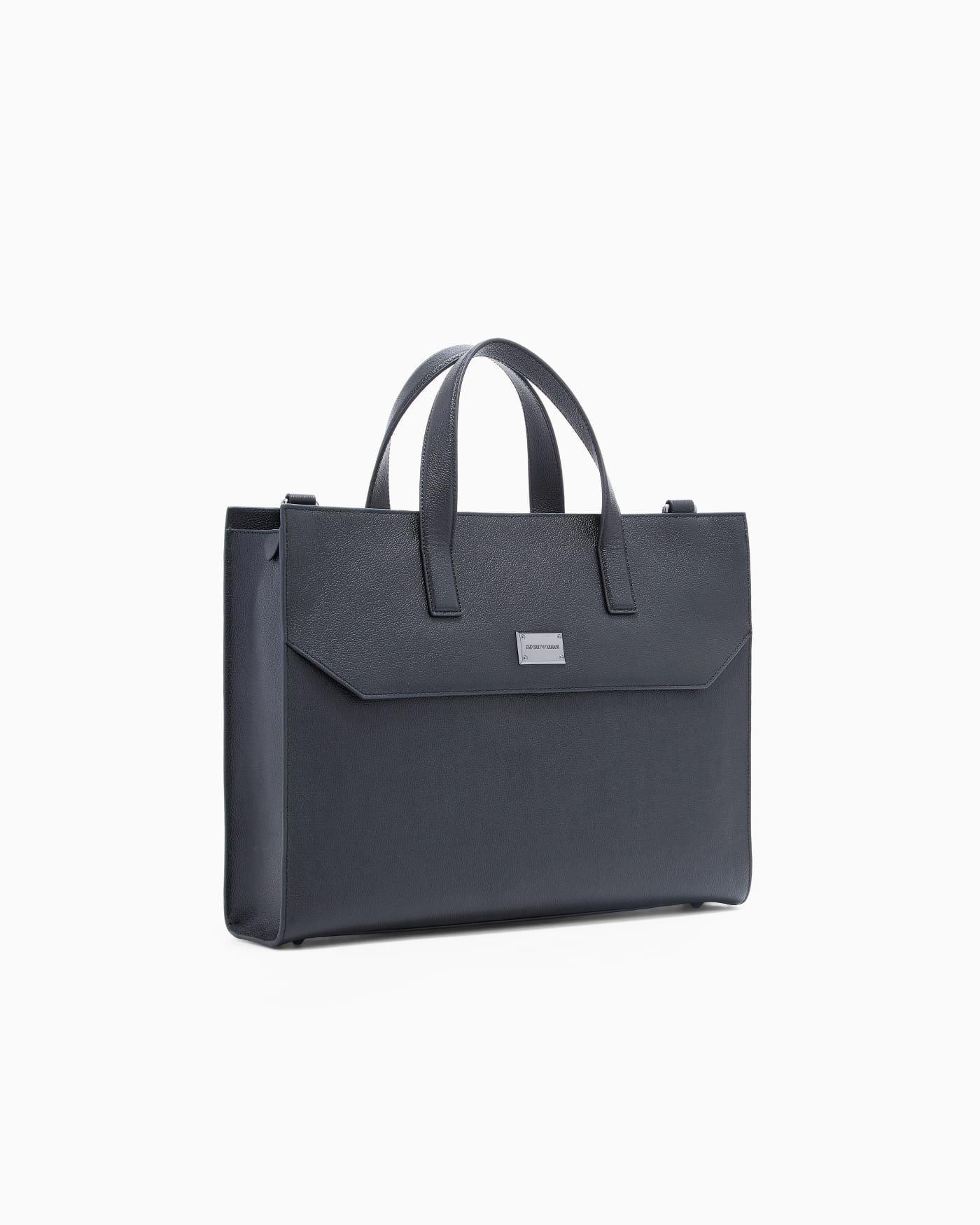 Business bag in tumbled leather