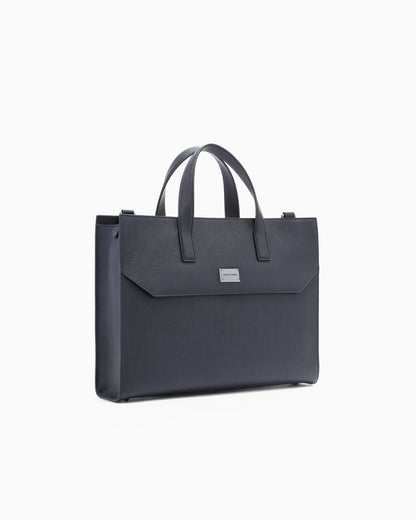 Business bag in tumbled leather