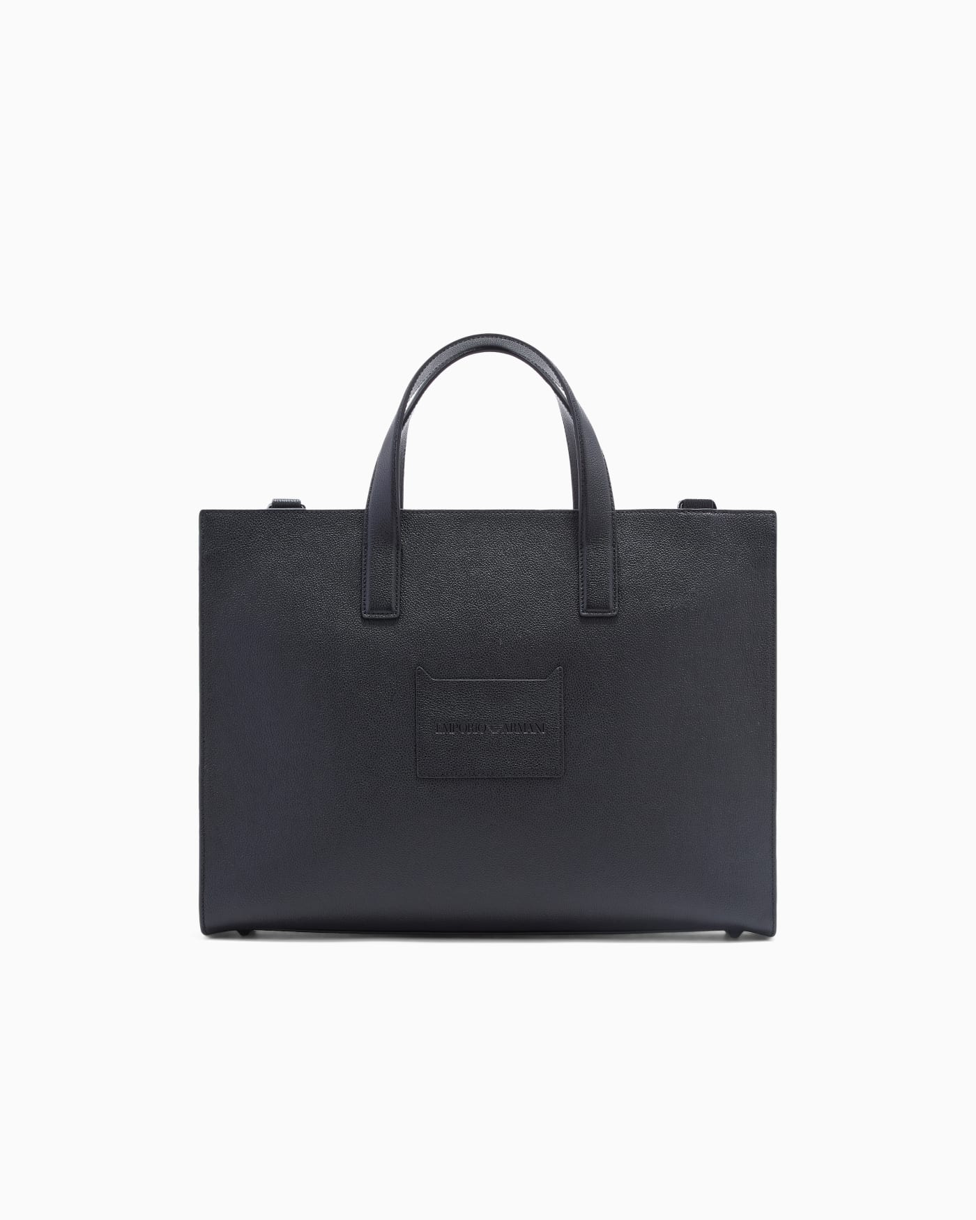Business bag in tumbled leather