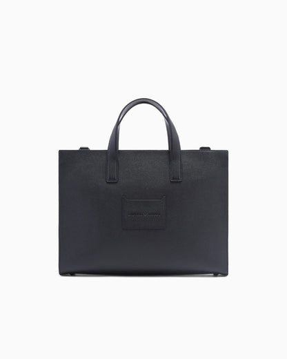 Business bag in tumbled leather