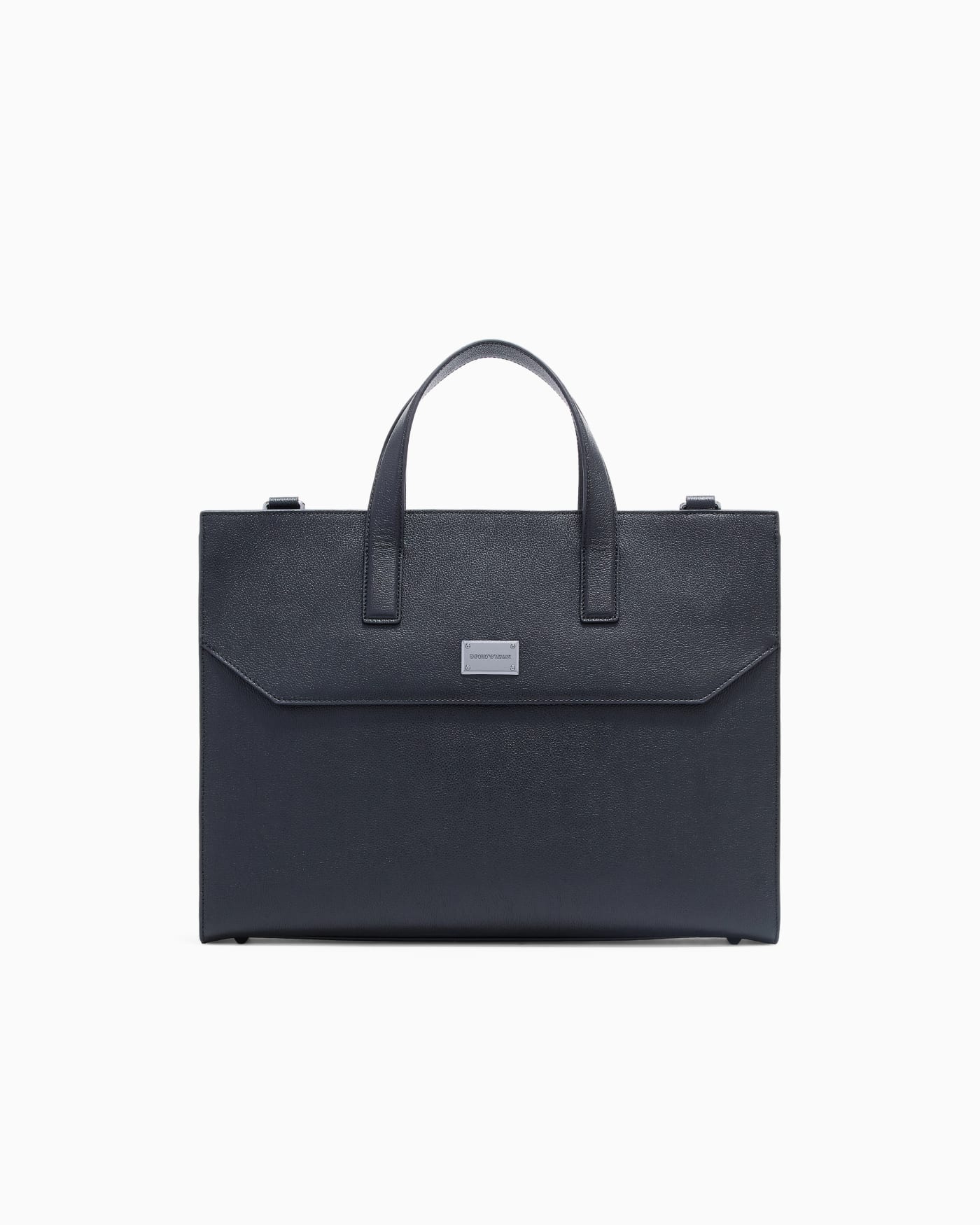 Business bag in tumbled leather