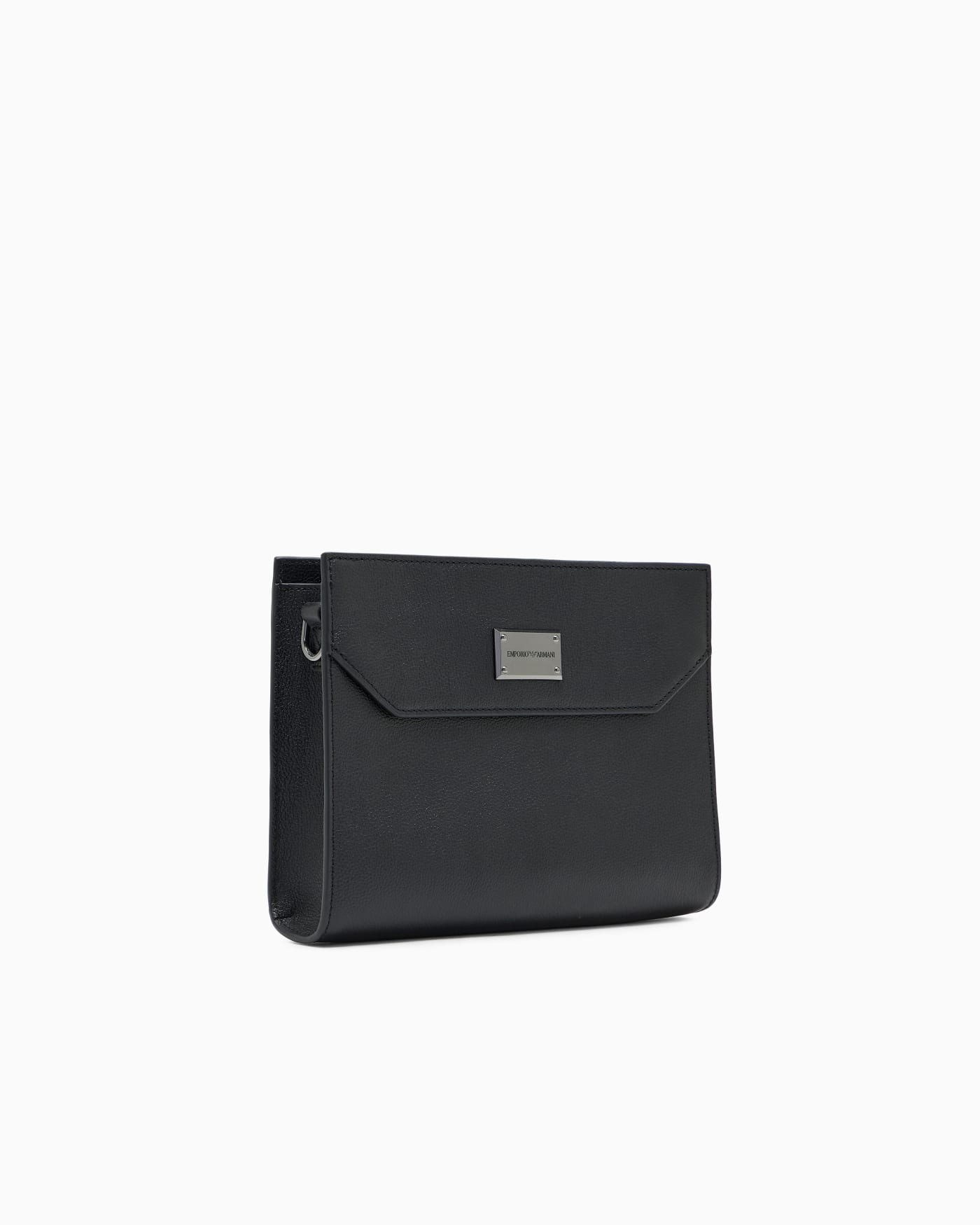 Shoulder bag in tumbled leather