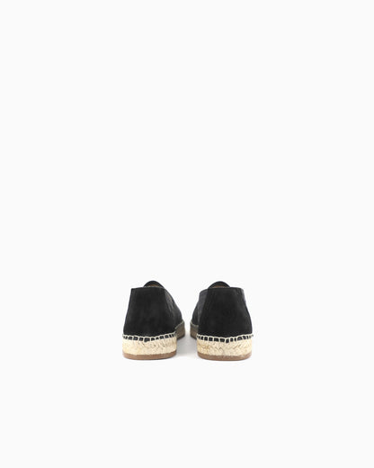 Jacquard espadrilles with all-over logo lettering