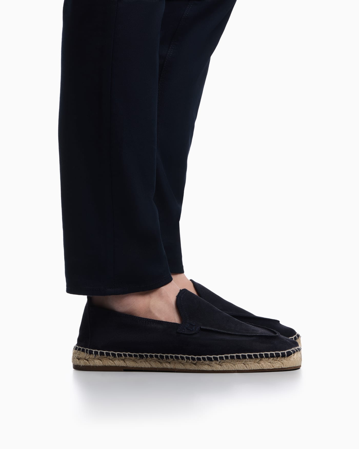 Velour suede espadrilles