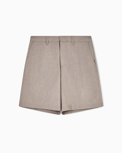 Shorts in technical seersucker fabric